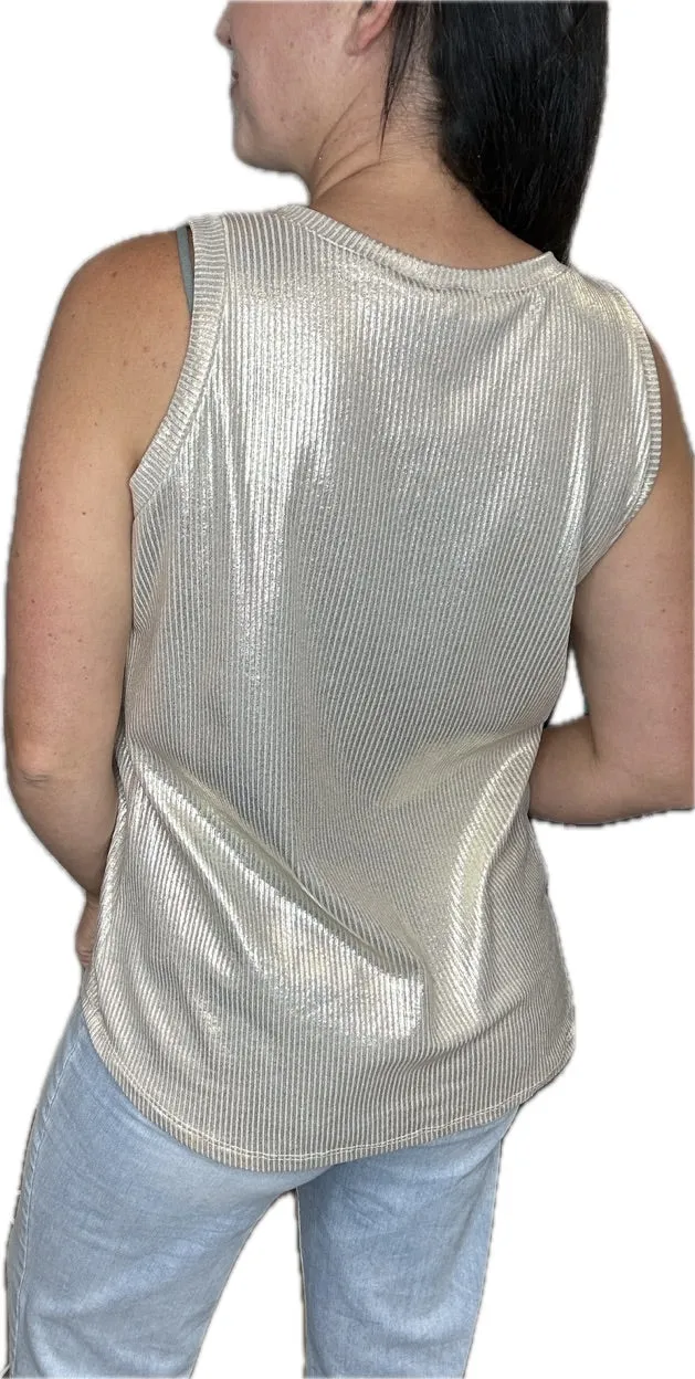 Metallic Tank Top