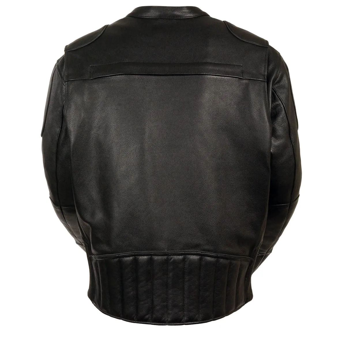 Milwaukee Leather LKM1705 Men's Black Side Stretch Vented Black