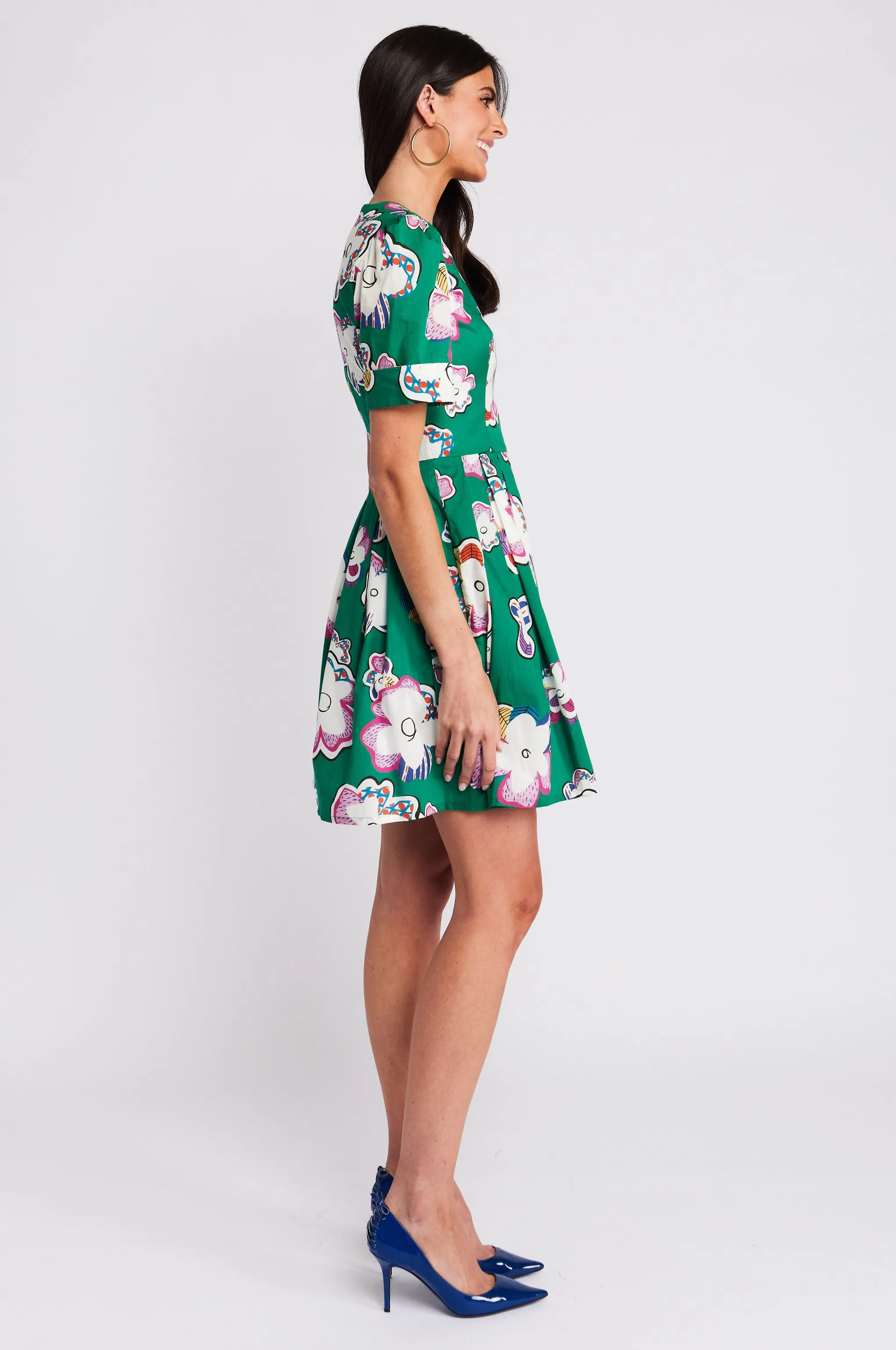 Molly Dress Festival Green