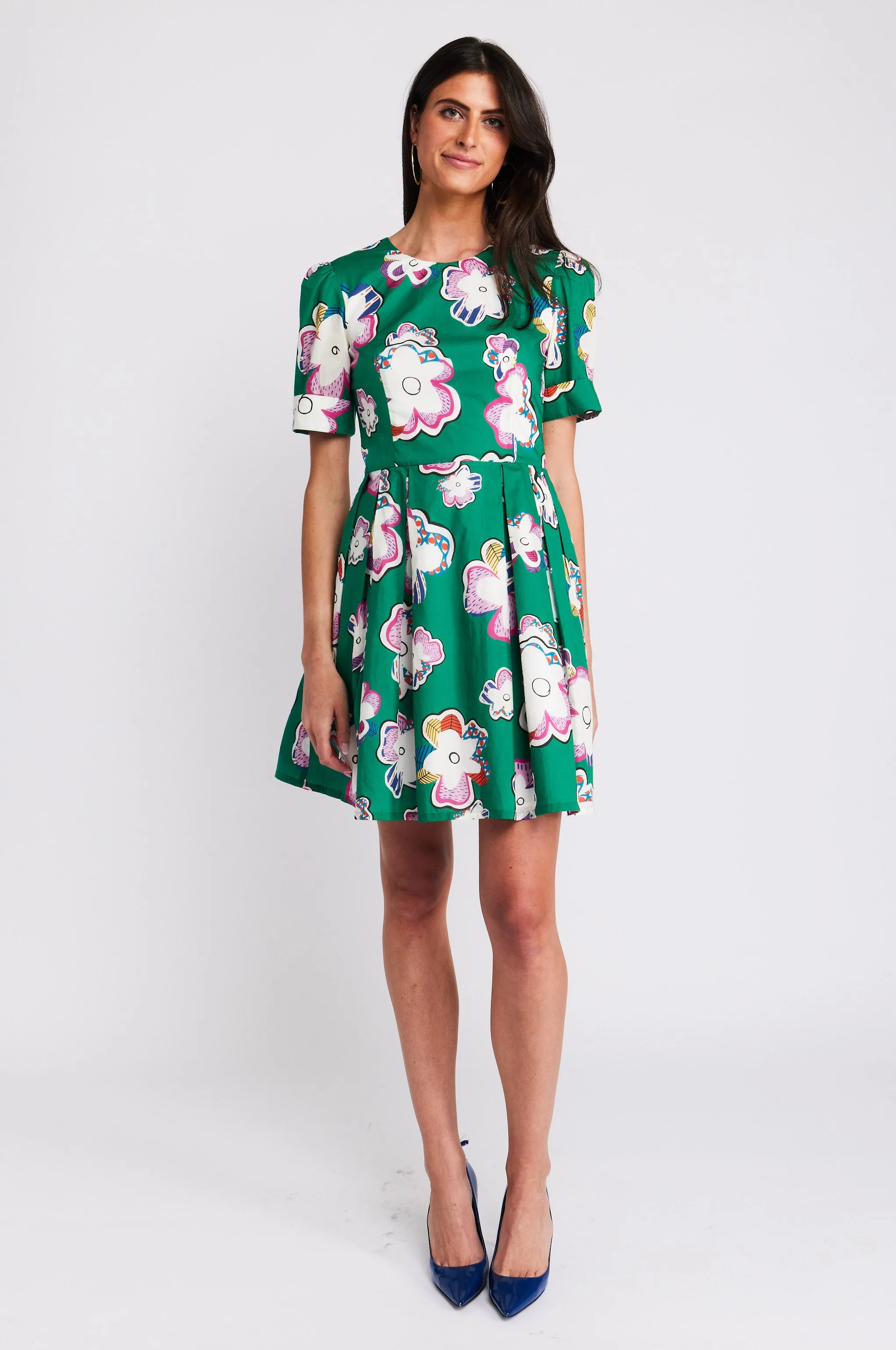 Molly Dress Festival Green