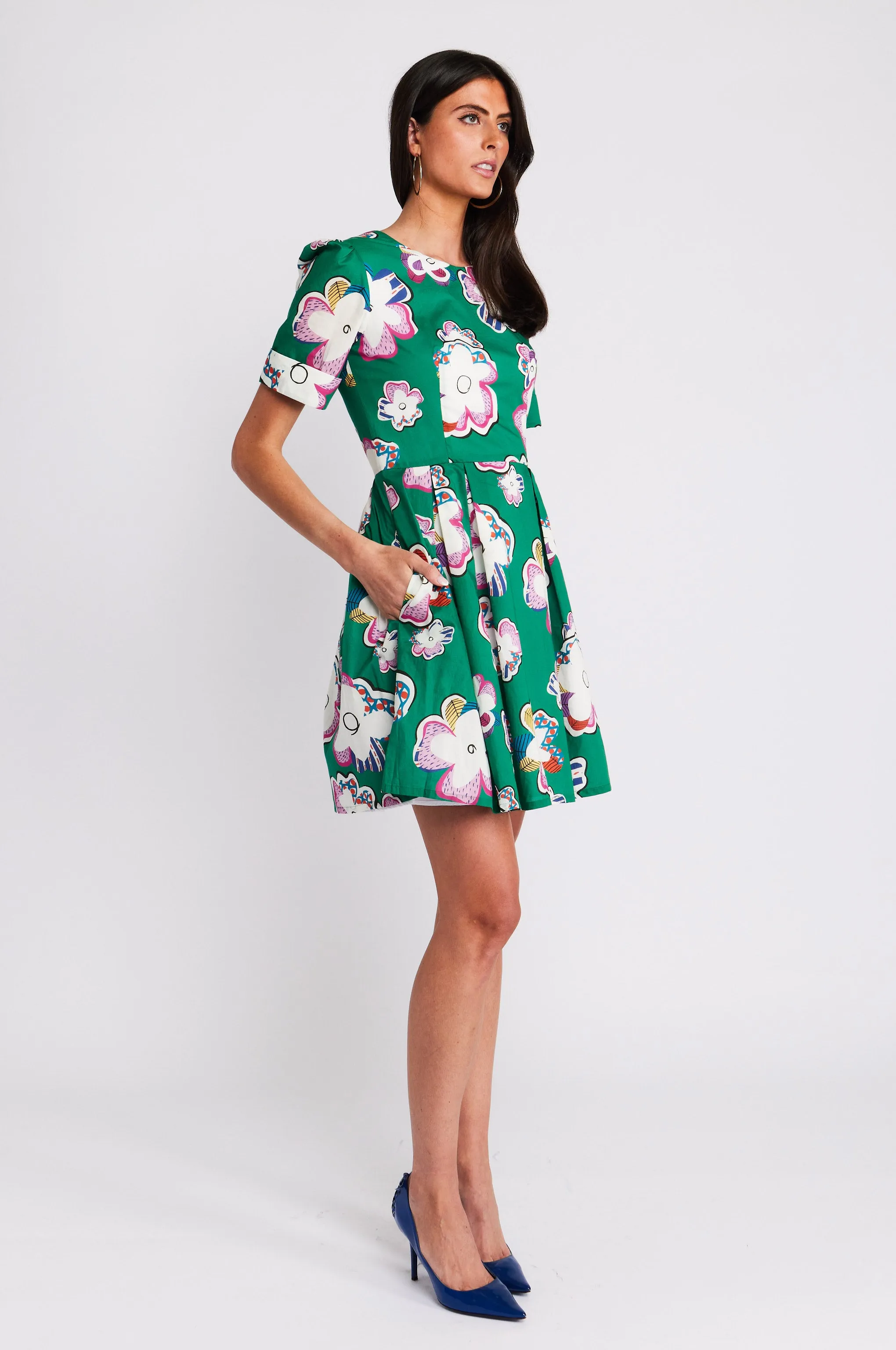 Molly Dress Festival Green