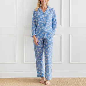 Morning Meadow Blue Pajama Set