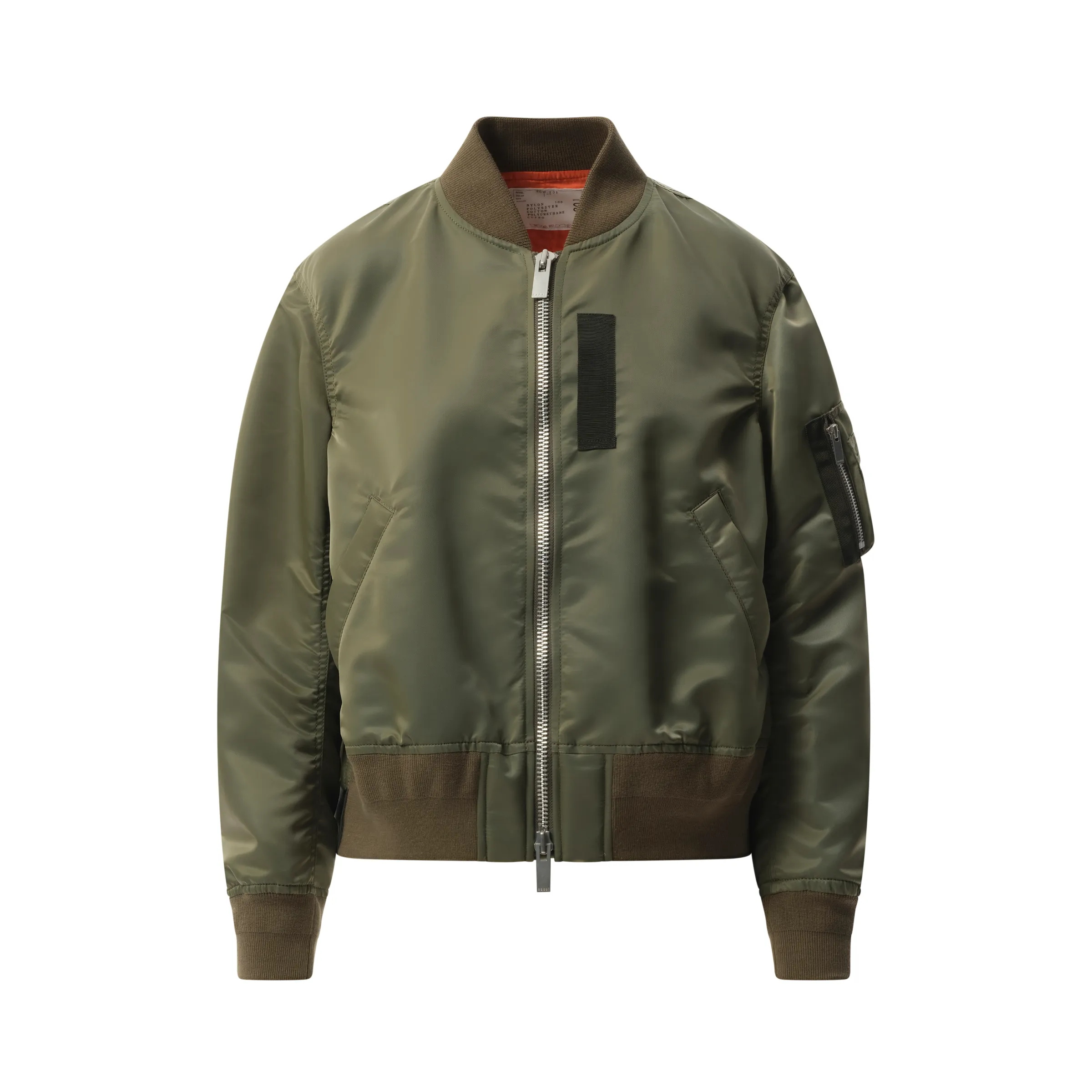 Nylon Twill Blouson in Khaki