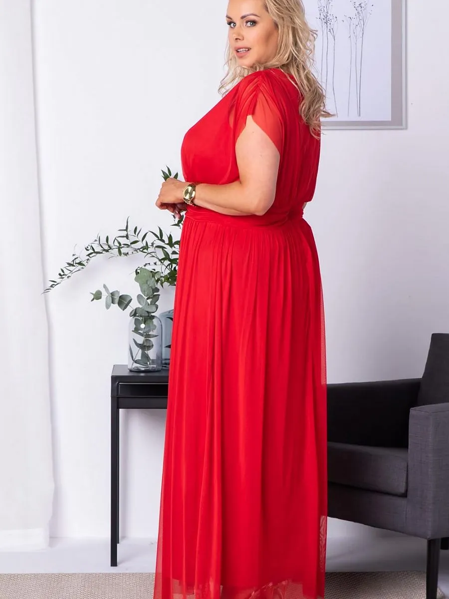 Plus size dress model 175249 Karko