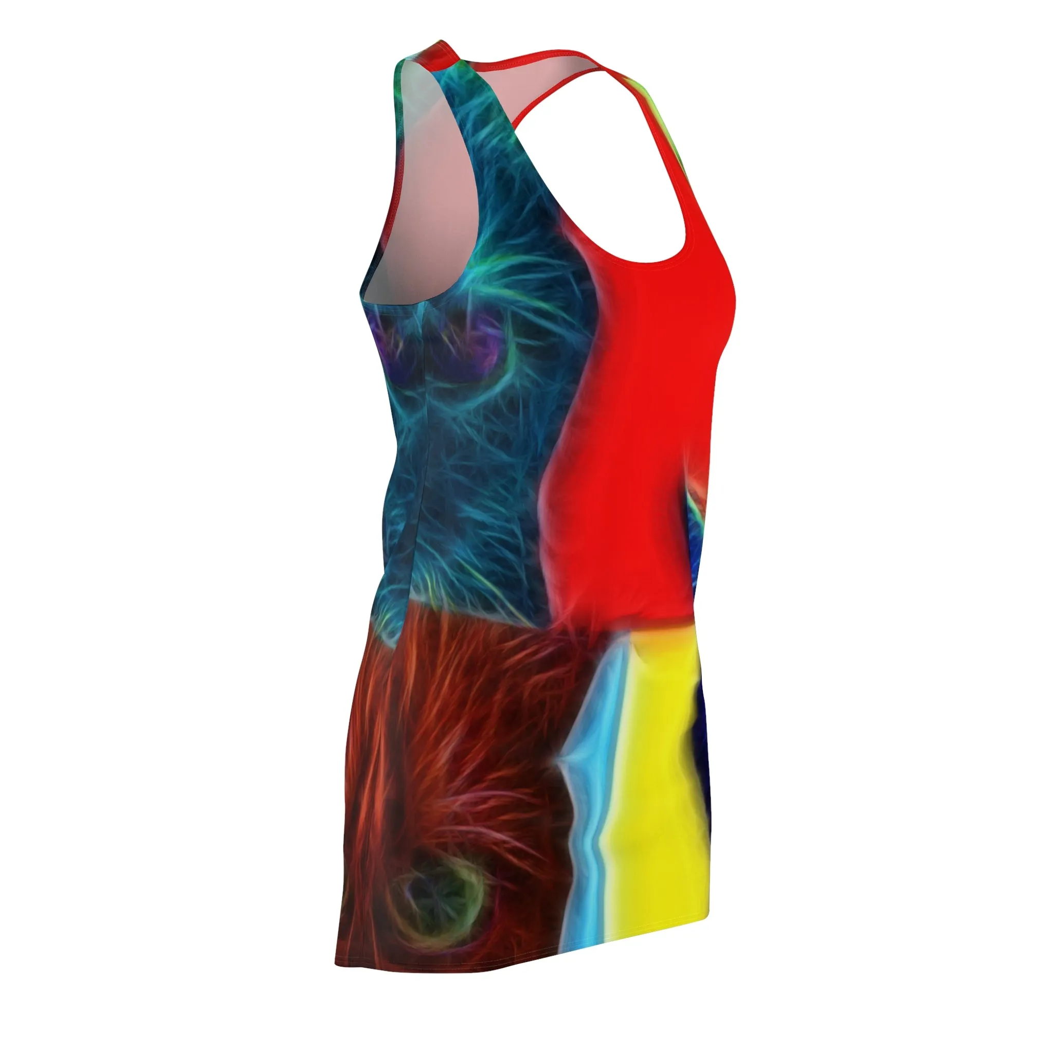 Pop Cats - Inovax Women's Cut & Sew Racerback Dress