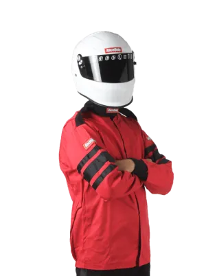 RaceQuip Single Layer Fire Suit Jacket - Red - Small - 111012