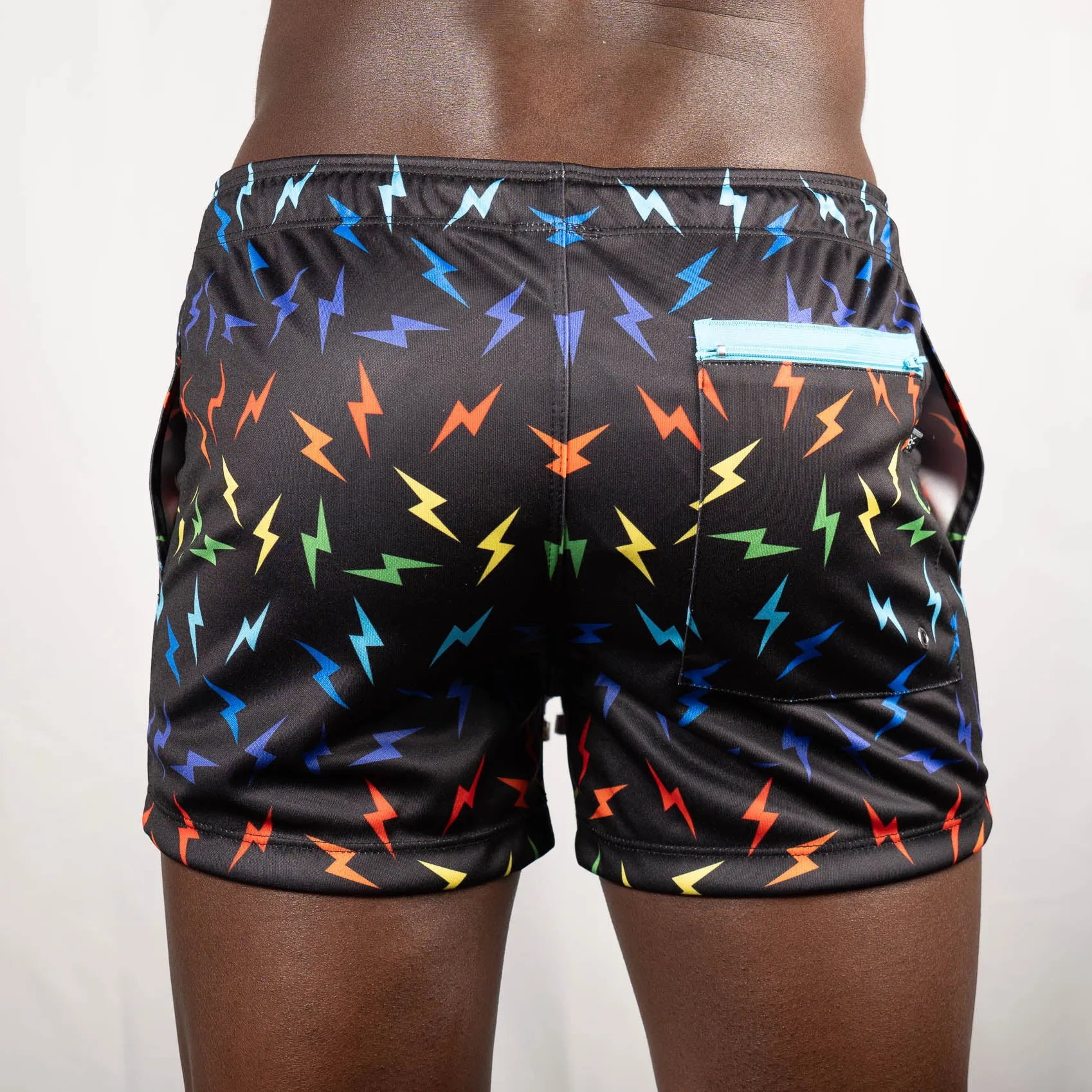 Rainbow Lightning Shorts