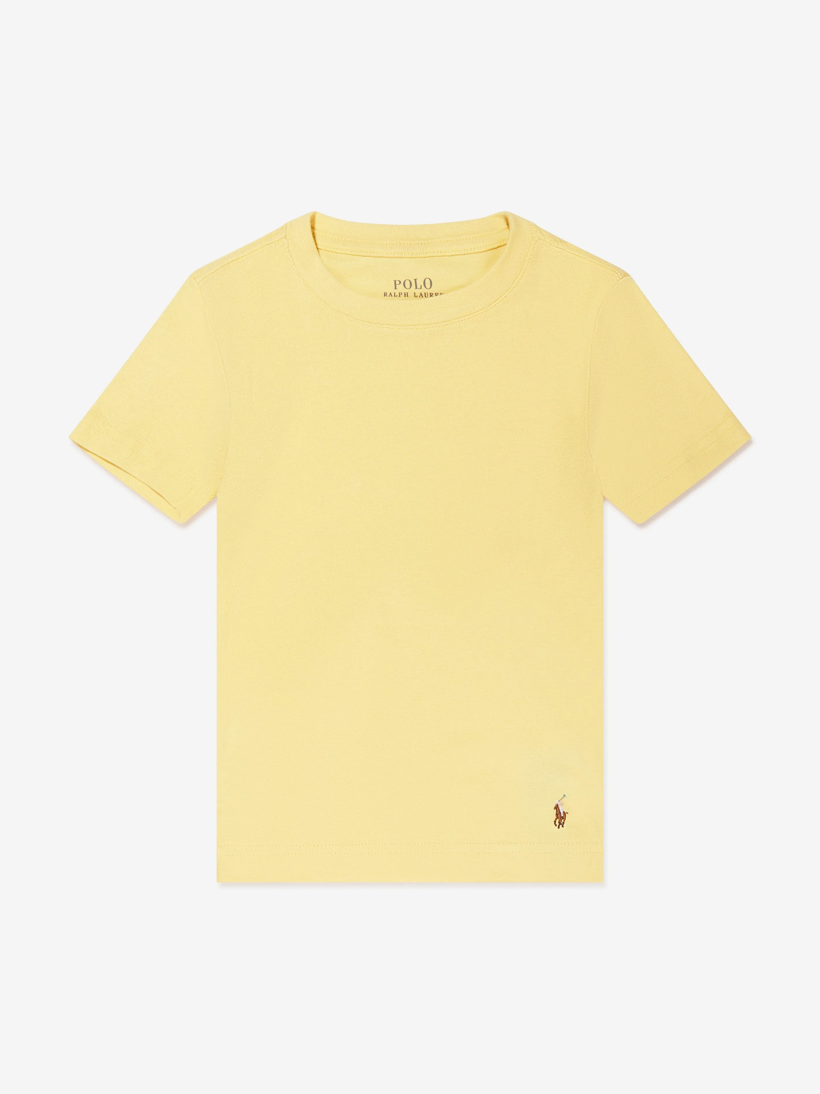 Ralph Lauren Girls T-Shirt And Shorts Pyjama Set in Yellow