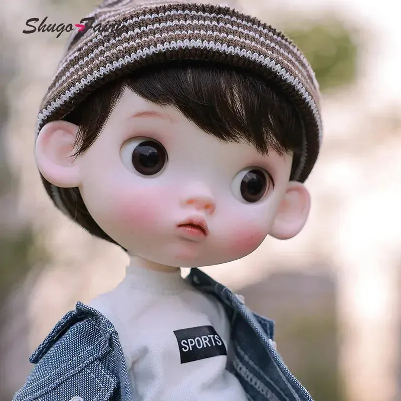 ShugaFairy 1/6 Sibyl BJD Doll – Cute Pout Face, Angry Expression, Teenage Jeans Style Ball Jointed Doll