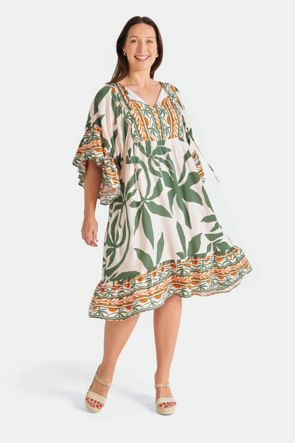 Sicily Dress - Summer Forest