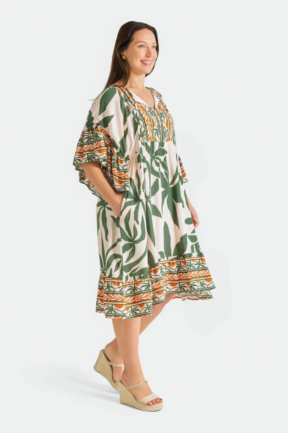 Sicily Dress - Summer Forest