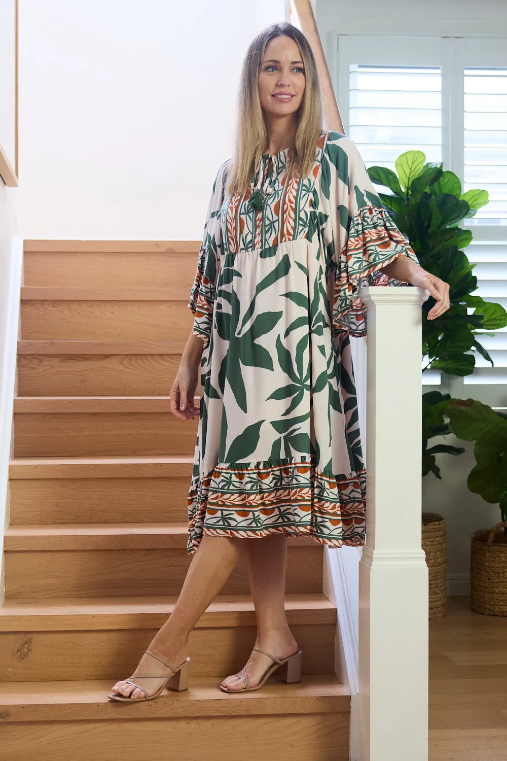 Sicily Dress - Summer Forest