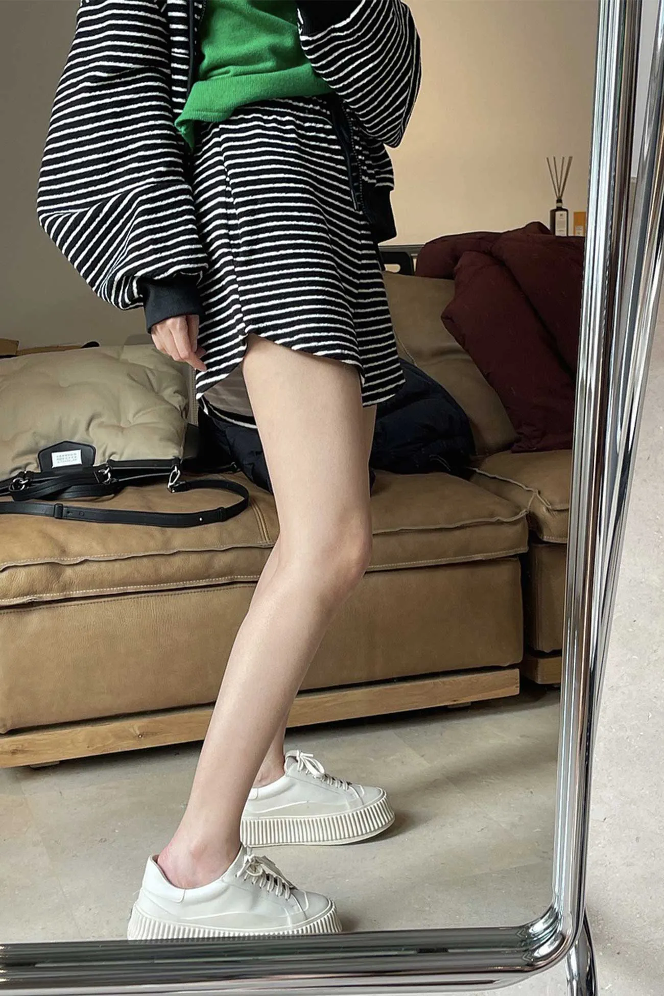 Striped Casual Loose Shorts