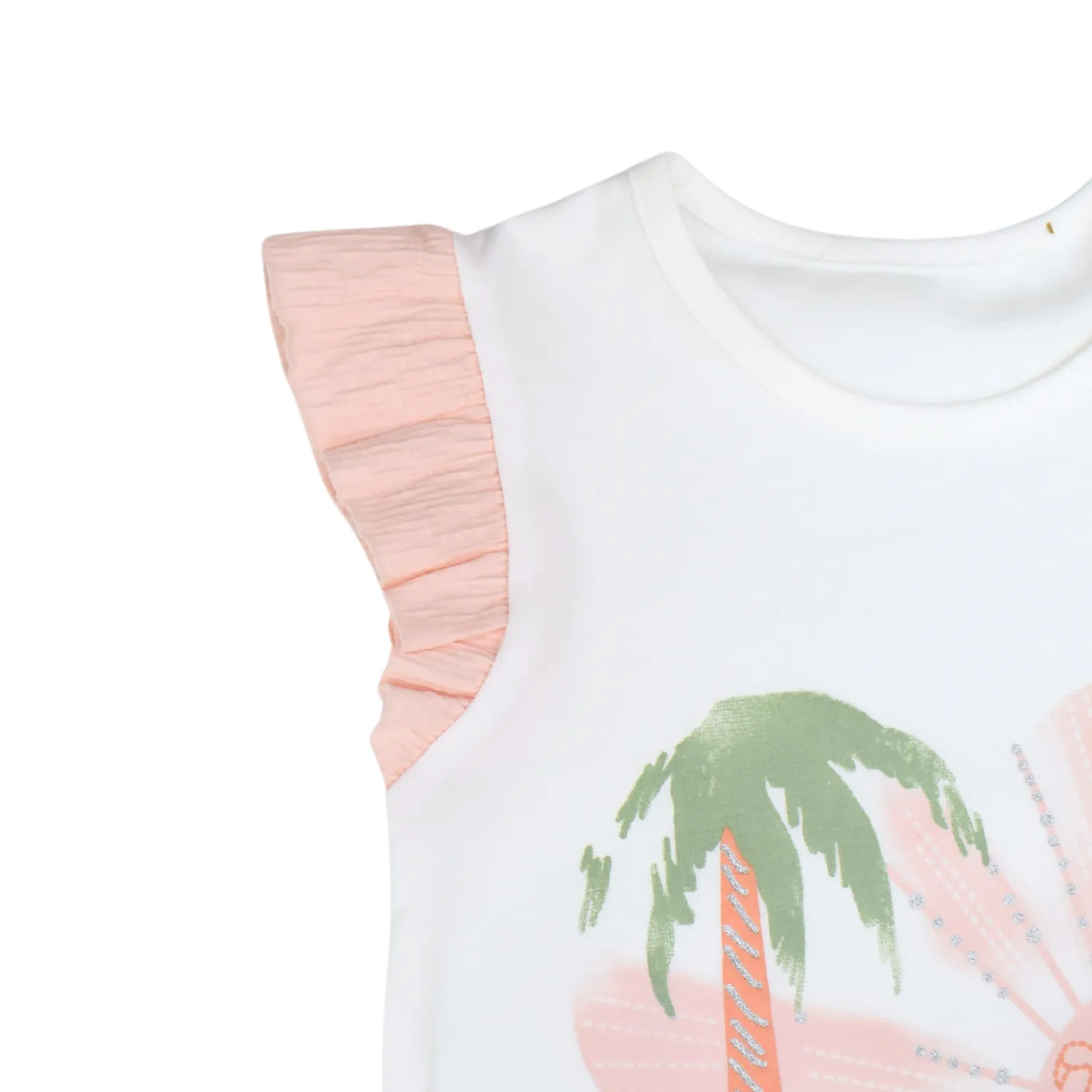 Tropical Heart Girls Casual Set