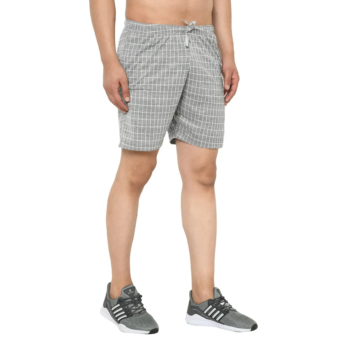 Vimal Jonney Grey Shorts For Men's