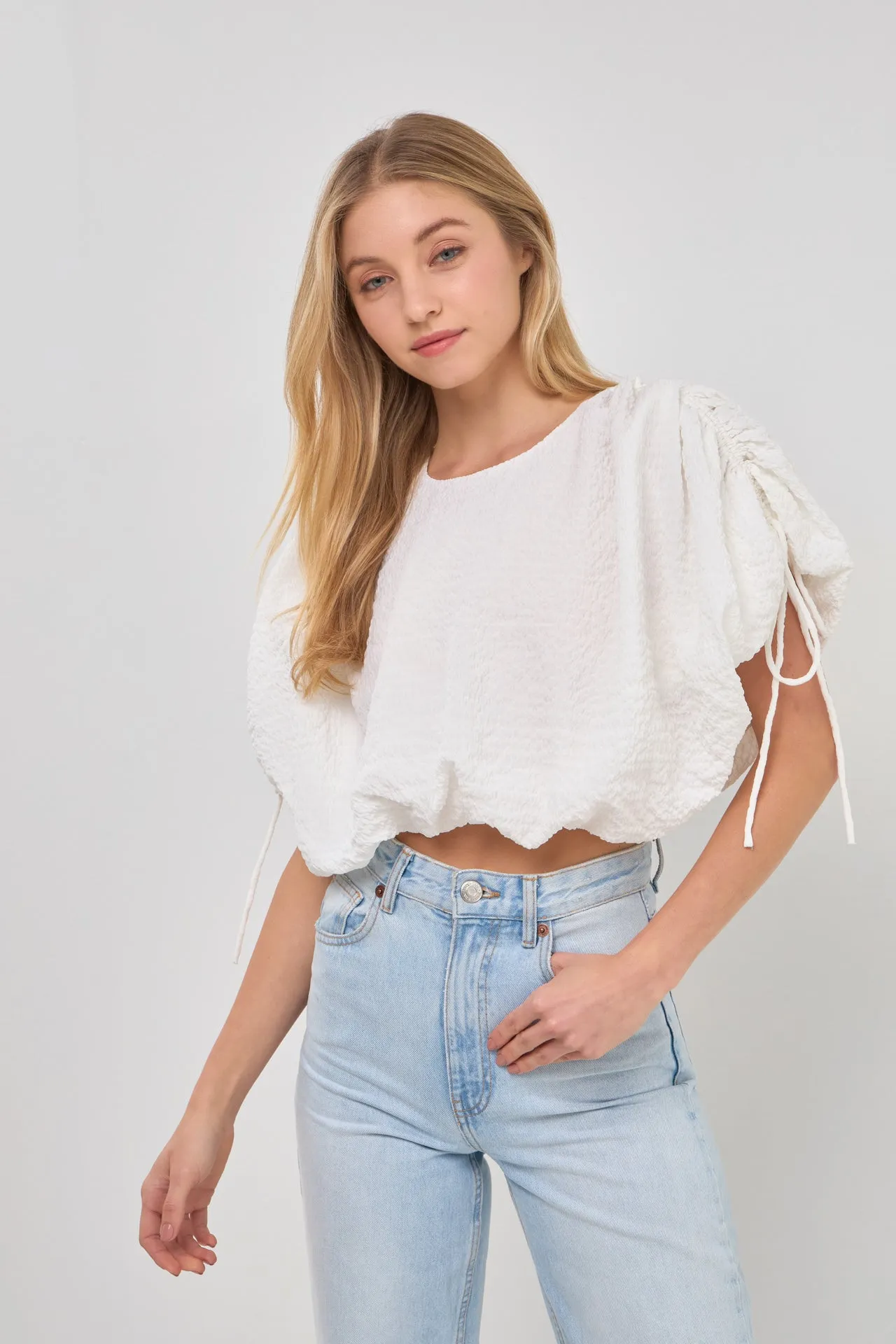 Voluminous Cropped Top