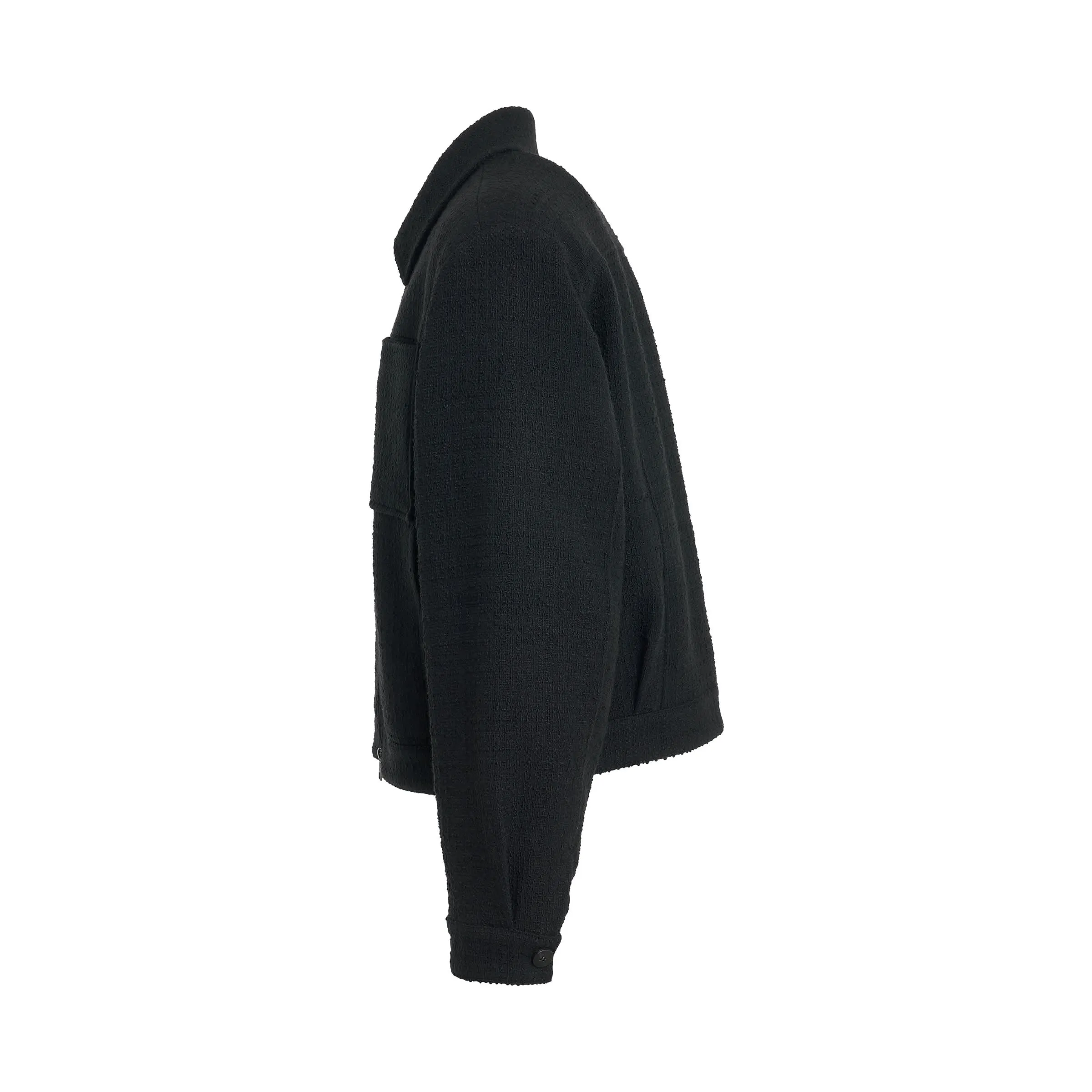 WYM Zip Blouson in Black