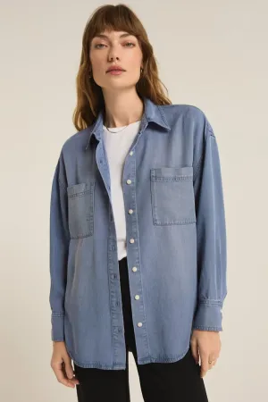 Z SUPPLY Colbie Chambray Long Sleeve Shirt